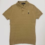 Ralph Lauran Cable Knit Short Selves Polo - Image 3