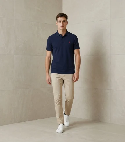 Ralph Lauren Regular Fit Polo Navy Blue