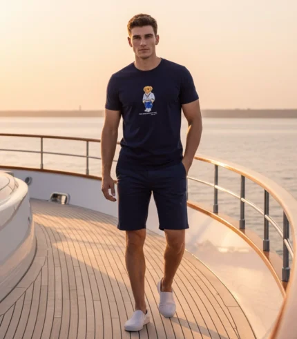 Ralph Lauren Bears logo T-Shirt Black