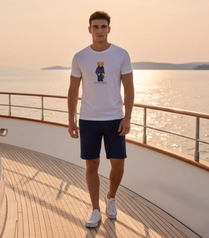 Ralph Lauren Bears logo T-Shirt White