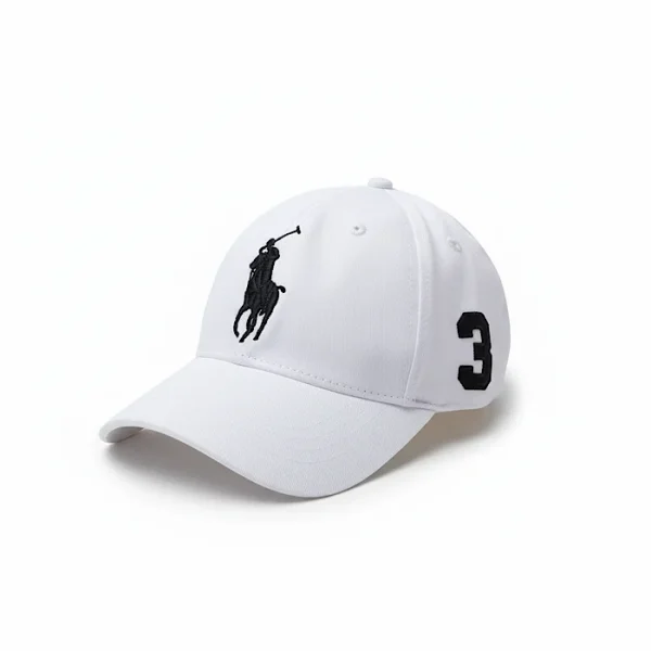 Polo Ralph Lauren-Big Pony Chino Ball Cap-White