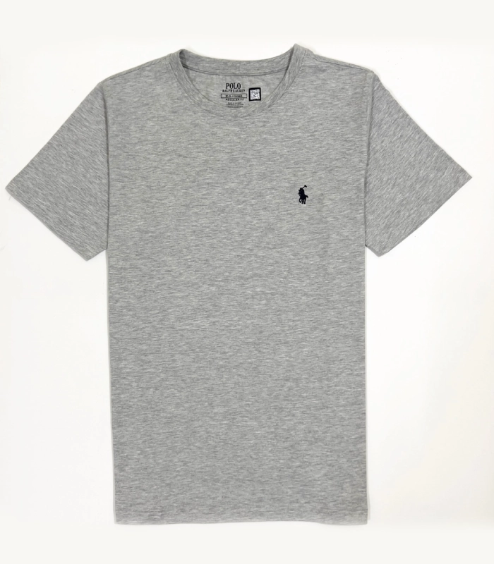 black crewneck t-shirt