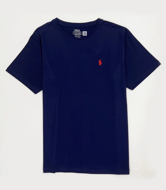 navy blue crewneck t-shirt