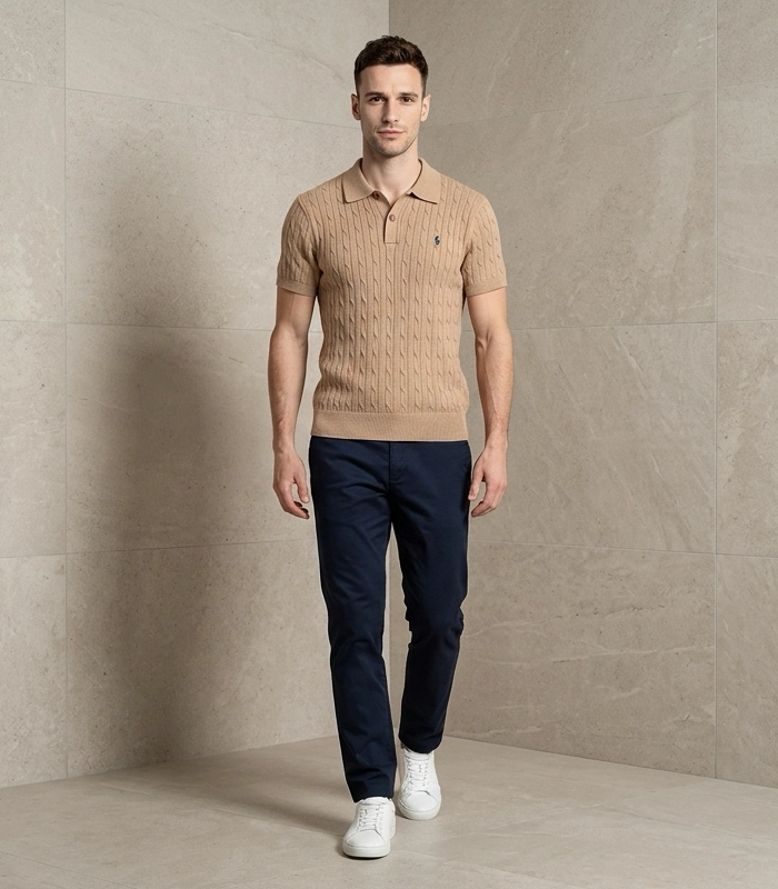 Custom Slim Fit Cotton Polo Shirt