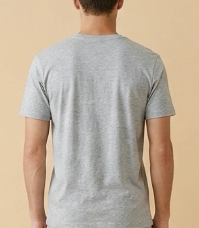 gray crewneck t-shirt