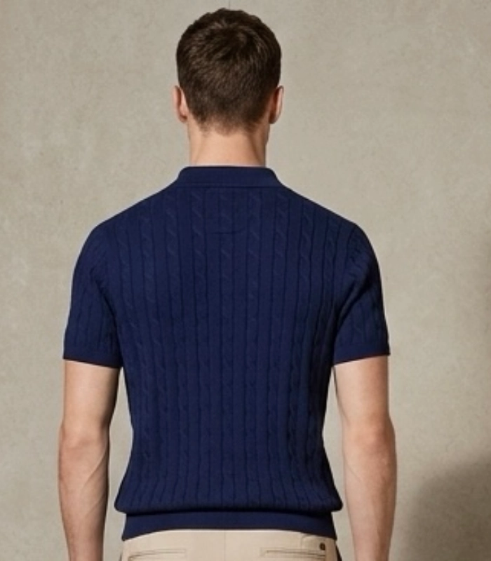 Custom Slim Fit Cotton Polo Shirt